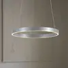 Image de Suspension LED Lucande Yonam, Ø 60 cm, à 1 lampe, aluminium, CCT