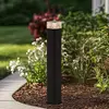 Image de Bornes lumineuses Lindby Halvar, 50 cm, noir, IP65, GU10