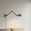 Image de Applique murale Lucande Silka, 91 cm, beige, réglable, E27