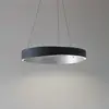 Image de Suspension LED Lucande Daelor, noir/aluminium, CCT, à intensité variable