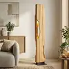 Image de Lampe sur pied Lucande Tarry, bois, hauteur 137 cm, 4 x E27