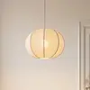Image de Suspension Lindby Elfie, Ø 47 cm, beige, lin, E27