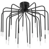 Image de Lucande LED Plafonnier Ariadne à intensité variable (Moderne) en Noir Métal e. a. pour Salon & Salle manger (à 20 lampes,), Luminaire Lampe Plafond Eclerage Eclairage Interieur