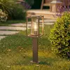 Image de Lucande borne lumineuse Ferda, 60 cm, marron, IP44