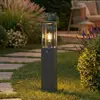 Image de Bornes lumineuses Lindby Peldar, anthracite/transparent, 80 cm, capteur