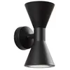 Image de Lucande Applique Exterieur Xalor à intensité variable (Moderne) en Noir Aluminium (à 2 lampes, GU10) Murale Luminaire Lampe Jardin Eclairage