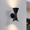 Image de Applique d'extérieur Lucande Xalor, noir, IP65, métal, GU10