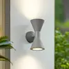 Image de Applique d'extérieur Lucande Xalor, grise, IP65, métal, GU10