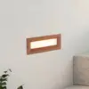Image de Lucande Applique encastrable LED Lachlain, rouille, 25 cm, IP65