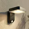 Image de Applique murale solaire LED PRIOS Tarlson, angulaire, anthracite, capteur