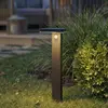 Image de Bornes lumineuses LED PRIOS Tarlson, angulaires, anthracite, capteur