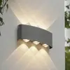 Image de Applique d'extérieur LED Lindby Ithan, à 3 lampes, anthracite, 17 cm