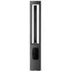 Image de Lucande LED Eclairage Exterieur Pirron (Moderne) en Noir Aluminium (1 lampe,à), Luminaire Lampe Jardin Borne Lumineuse