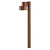 Image de Lucande LED Luminaire extérieur Elune (Moderne) en Marron Aluminium (1 lampe,à), Borne lumineuse luminaire pour socle