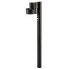 Image de Lucande LED Luminaire extérieur Elune (Moderne) en Noir Aluminium (1 lampe,à), Borne lumineuse luminaire pour socle