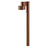 Image de Lucande LED Luminaire extérieur Elune (Moderne) en Marron Aluminium (1 lampe,à), Borne lumineuse luminaire pour socle