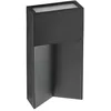 Image de Lucande LED Applique Exterieur Kaholo (Moderne) en Noir Aluminium (à 2 lampes,), Murale Luminaire Lampe Jardin Eclairage d’exterieur