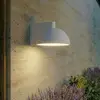 Image de Applique d'extérieur LED Lucande Velira, gris clair, métal, IP54