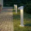 Image de Bornes lumineuses LED Lucande Velira, gris clair, 77 cm, à 1 lampe, IP44