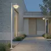Image de Luminaire d'extérieur LED Lucande Montaro, blanc, 220 cm, IP54