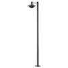 Image de Lucande LED Lampadaire extérieur Montaro (Moderne) en Noir Aluminium (1 lampe,à), Candélabre luminaire d’extérieur