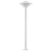 Image de Lucande LED Luminaire extérieur Montaro (Moderne) en Blanc Aluminium (1 lampe,à), Borne lumineuse luminaire pour socle
