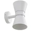 Image de Lucande LED Applique Exterieur Meravi (Moderne) en Blanc Aluminium (à 2 lampes,), Murale Luminaire Lampe Jardin Eclairage d’exterieur
