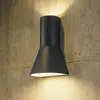 Image de Applique d'extérieur LED Lucande Zephy Up/Down, noire, IP54, CCT