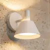 Image de Applique d'extérieur LED Lucande Tabena, blanc mat, IP44, CCT