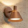 Image de Applique d'extérieur LED Lucande Tabena, marron, IP44, CCT
