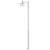 Image de Lucande LED Lampadaire extérieur Toras à intensité variable (Moderne) en Gris Aluminium (1 lampe,à), Candélabre luminaire d’extérieur