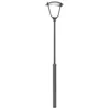 Image de Lucande LED Lampadaire extérieur Tarasu (Moderne) en Gris Aluminium (1 lampe,à), Candélabre luminaire d’extérieur
