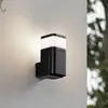 Image de Applique d'extérieur Lindby Teyon, avec prise, noir, IP44 G9