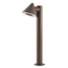 Image de Lindby LED Luminaire extérieur Soran (Moderne) en Marron Métal (1 lampe,à), Borne lumineuse borne luminaire pour socle