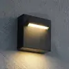 Image de Applique d'extérieur LED Lucande Joril, 9,4 cm, noir, IP65