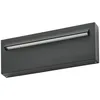 Image de LED Applique extérieure Joril (Moderne) en Noir Aluminium (1 lampe,à), encastrable pour l’extérieur applique mur extérieur/mur de la maison terrasse & balcon