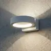 Image de Applique d'extérieur LED Lindby Selviro, blanche, Ø 20 cm, IP65