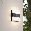 Image de Applique d'extérieur LED PRIOS Teekon, anthracite, capteur, IP44