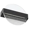 Image de Lucande LED Applique Exterieur Narkelo à intensité variable (Moderne) en Noir Verre (1 lampe,à), Murale Luminaire Lampe Jardin Eclairage
