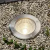 Image de Spot encastré au sol LED Arcchio Thentos, Ø 12 cm, 60°, nickel, IP67