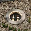 Image de Spot encastré au sol LED Arcchio Thentos, Ø 12 cm, 40°, nickel, IP67