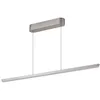 Image de Lucande LED Suspension Solvar à intensité variable (Moderne) en Argent Métal e. a. pour Salon & Salle manger (1 lampe,à), lampe plafonnier suspension
