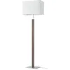 Image de quitani LED Lampadaire Lisene à intensité variable (Moderne) en Marron Métal e. a. pour Salon & Salle manger (1 lampe,à), Sur Pied Lampe a de Sol