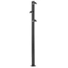 Image de Lucande LED Lampadaire extérieur Velira (Moderne) en Noir Métal (à 3 lampes,), Candélabre luminaire d’extérieur