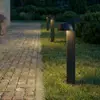 Image de Bornes lumineuses LED Lucande Velira, noire, 77 cm, à 1 lampe, IP44