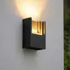 Image de Applique d'extérieur LED Lindby Aurali, à 1 lampe, noir, IP65