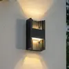 Image de Applique d'extérieur LED Lindby Aurali, à 2 lampes, noir, IP65
