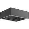 Image de Lucande LED Applique Exterieur Ashkan (Moderne) en Gris Métal (1 lampe,à), Murale Luminaire Lampe Jardin Eclairage d’exterieur