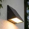 Image de Applique d'extérieur LED Lindby Triava, noir, aluminium, IP65