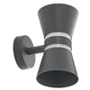 Image de Lucande LED Applique Exterieur Meravi (Moderne) en Noir Aluminium (à 2 lampes,), Murale Luminaire Lampe Jardin Eclairage d’exterieur